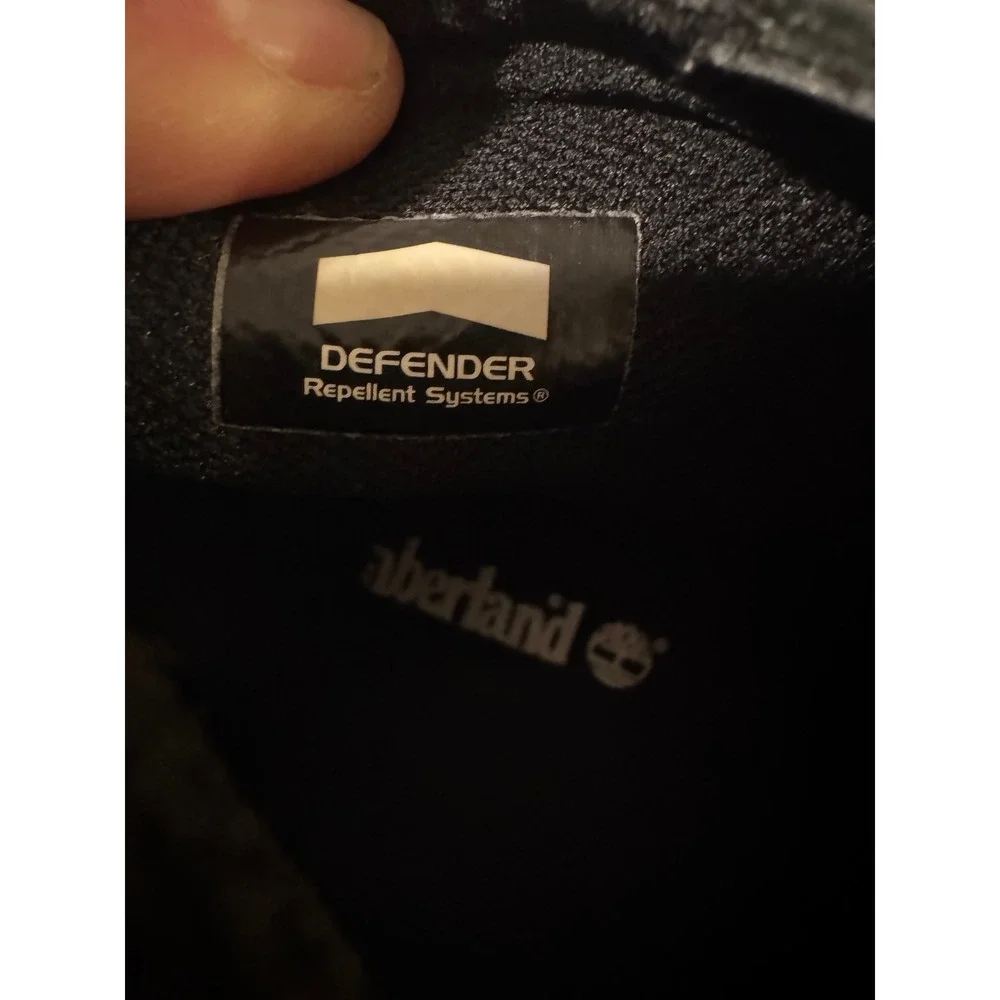 Timberland Defender Repellent Systems Black Leather Lace‎ Up Boots Men's size 10